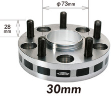 Project Kics 30mm Thick 12x1.50 67mm Hub 5-114.3 Wide Tread Spacers - W5130W167