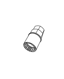 Project Kics Spare Lock Key for Leggdura Racing Shell Type Lock Lugs (num 1121) - WA751121