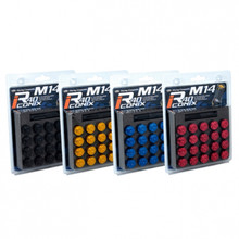Project Kics R40 Iconix Aluminum Cap Set 14x1.50 - Black (20pcs) - WCIA4K