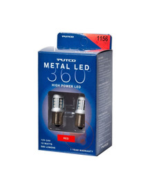Putco 1156 - Red Metal 360 LED - 341156R-360