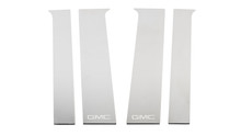 Putco 2020 GMC Sierra HD - GMC Etching - Crew Cab / Double Cab (6pcs) SS Pillar Posts - 402671GM-2