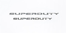 Putco 17-19 Ford SUPERDUTY Letters (Stamped/Black Platinum) Tailgate/Rear - 55552BPFD