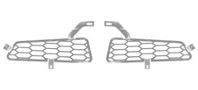 Putco 15-20 Ford F-150 Raptor - Hex Style - Polished SS Bumper Grille Inserts - 86168