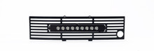 Putco 11-14 Ford F-150 EcoBoost SS Blk Bar Bumper Grille Insert w/ 10in Luminix Light Bar - 87182FPL