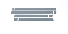 Putco 07-14 Cadillac Escalade ESV - 4.75in Wide (8pcs) Black Platinum Rocker Panels - 9751216BP