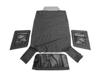 Rampage 2007-2009 Jeep Wrangler(JK) Unlimited OEM Replacement Top - Black Diamond - 99835