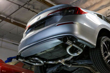 Remark 2022+ Honda Civic Sport Sedan (FE2) Catback Exhaust - Dual Burnt Stainless Steel Tips - RK-C2063H-11T
