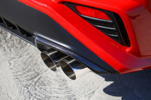 Remark 2022+ Subaru WRX Carbon Fiber Exhaust Finisher - Gloss Finish - RMK-05-EC01S-02