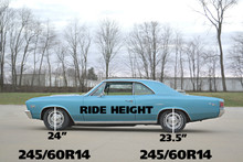 Ridetech 64-67 GM A-Body Big Block StreetGRIP Lowering Front Coil Springs Dual Rate Pair - 11232351