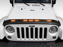 Rugged Ridge 07-18 Jeep Wrangler JK/JKU Lightshield Hood Guard - 11350.31