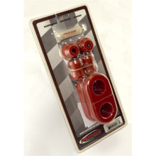 Rugged Ridge Front Swaybar Bushing Kit Red 30.5mm 97-06 Jeep Wrangler - 18367.11