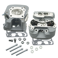 S&S Cycle 08-16 Touring Super Stock 79cc Cylinder Head Kit - Silver - 106-3227