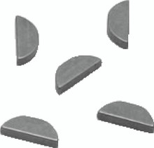S&S Cycle .094in x .500in x .491in Woodruff Key - 5 Pack - 50-1008