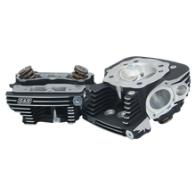 S&S Cycle 99-13 BT CNC Ported B2 Cylinder Head Kit - Black Wrinkle - 900-0458