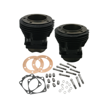S&S Cycle 66-84 BT w/ S&S 98in Sidewinder Kit 3-5/8in Bore Cylinder Set - Gloss Black - 91-9200