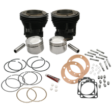 S&S Cycle 66-84 BT 96in 3-5/8in Big Bore Cylinder & Piston Kit For S&S SH96 Engines - Gloss Black - 91-9401