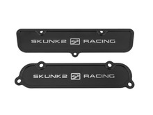 Skunk2 Black Anodized Billet 6061 Aluminum Intake & Exhaust Port Covers - K-Series Cylinder Heads - 666-05-0100