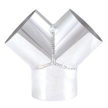 Spectre Universal Tube (Y-Pipe) 3in. OD - Aluminum - 9479