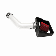 Spectre 09-10 Ford F150 V8-5.4L F/I Air Intake Kit - Polished w/Red Filter - 9970