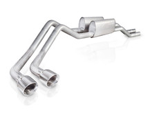 Stainless Works 2004-08 F150 5.4L Exhaust 2-1/2in Chambered Mufflers Behind Passenger Tire Exit - 08F150TDRT