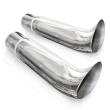 Stainless Works Elf Ear Exhaust Tips 2 1/4in Body 2 1/4in ID Inlet - 720225