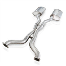 Stainless Works 2003-11 Crown Victoria/Grand Marquis 4.6L 2-1/2in Exhaust Chambered Mufflers No Tips - CRVIC03CBNT