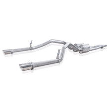 Stainless Works Chevy Silverado/GMC Sierra 2007-16 5.3L/6.2L Exhaust Y-Pipe Under Bumper Exit - CT14CBUBY