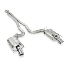 Stainless Works 09-15 Cadillac CTS-V Sedan 3in Catback System X-Pipe Turbo S-Tube Mufflers 4in Tips - CTSV9CBLMF