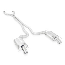 Stainless Works 2009-15 Cadillac CTS-V Wagon 3in Catback System X-Pipe S-Tube Mufflers 4in Tips - CTSV9WGCB