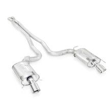 Stainless Works 2009-15 Cadillac CTS-V Wagon 3in Catback System X-Pipe Chambered Mufflers 4in Tips - CTSV9WGCBHDR