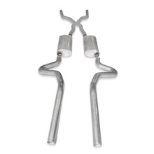 Stainless Works Chevy Chevelle LS1 Hot Rod 1968-72 Exhaust 3in Stainless Turbo Mufflers - CV6872LSD