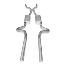 Stainless Works Chevy Chevelle LS1 Hot Rod 1968-72 Exhaust 3in Stainless Turbo Mufflers - CV6872LSD