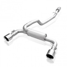 Stainless Works 2016-18 Ford Focus RS 3in Catback Vintage Round Muffler 5in Tips - FCRS16CB