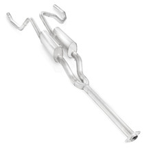 Stainless Works 2011-14 F-150 5.0L 3in Exhaust Y-Pipe S-Tube Mufflers Under Bumper Exit - FT11CBUBY