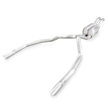 Stainless Works 2010-14 Ford Raptor 3in Exhaust S-Tube Mufflers Under Bumper Exit - FTR10CBUBLMF