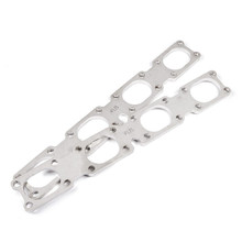 Stainless Works Chevrolet LT5 Flat Rectangular Port Header 304SS Exhaust Flanges 2in Primaries - HFLT5