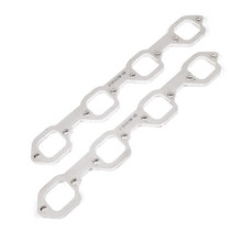 Stainless Works SBF Victor Senior Heads Square Port Header 304SS Exhaust Flanges 2in Primaries - HFSBFVICT200
