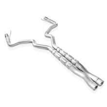 Stainless Works 2015-16 Mustang GT 3in Catback X-Pipe Retro Chambered Mufflers 3in Cores - M15CB3X-LMF
