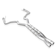 Stainless Works 2015-16 Mustang GT 3in Catback X-Pipe Retro Chambered Mufflers 3in Cores - M15CB3X-LMF