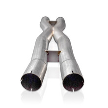 Stainless Works 18-21 Mustang GT Mid Resonator Delete X-Pipe - M18RESDX