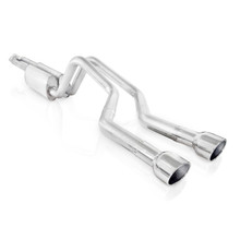 Stainless Works 2006-09 Trailblazer SS 6.0L 2-1/2in Chambered Exhaust Y-Pipe Center Bumper Exit - TBTDCBCO