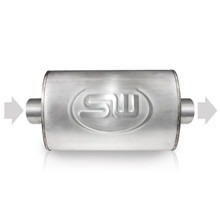 Stainless Works 2.5in ID CENTER INLET/ 2.5in OD CENTER OUTLET 5inX9in - TM5S25C25C