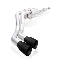 Stainless Works 2014+ Toyota Tundra 5.7L Redline Series Cat-Back Exhaust w/Black Tips - TOYT14CBR-B