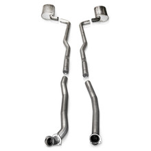Stainless Works 1964-67 Corvette Exhaust BB Automatic Trans 2-1/2in Factory Connect - V6414300S