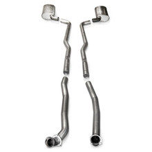 Stainless Works 1964-67 Corvette Exhaust BB Automatic Trans 2-1/2in Factory Connect - V6414300S