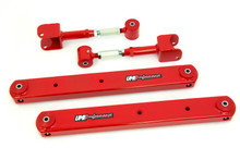 UMI Performance 64-67 GM A-Body Rear Control Arm Kit Fully Boxed Lowers Adjustable Uppers - 402126-R