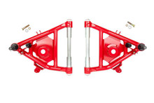 UMI Performance 73-87 GM C10 Street Performance Lower Control Arms - Red - 6432-R