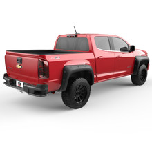 EGR 15-22 Chevrolet Colorado Bolt-On Style Fender Flares - Set - Black - BLF1013