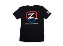Zone Offroad Black Premium Cotton T-Shirt w/ Patriotic Zone Logos - 3XL - ZONU91623XL