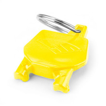 Cycra Key Ring with Number Plate - Yellow - 1CYC-0002-55